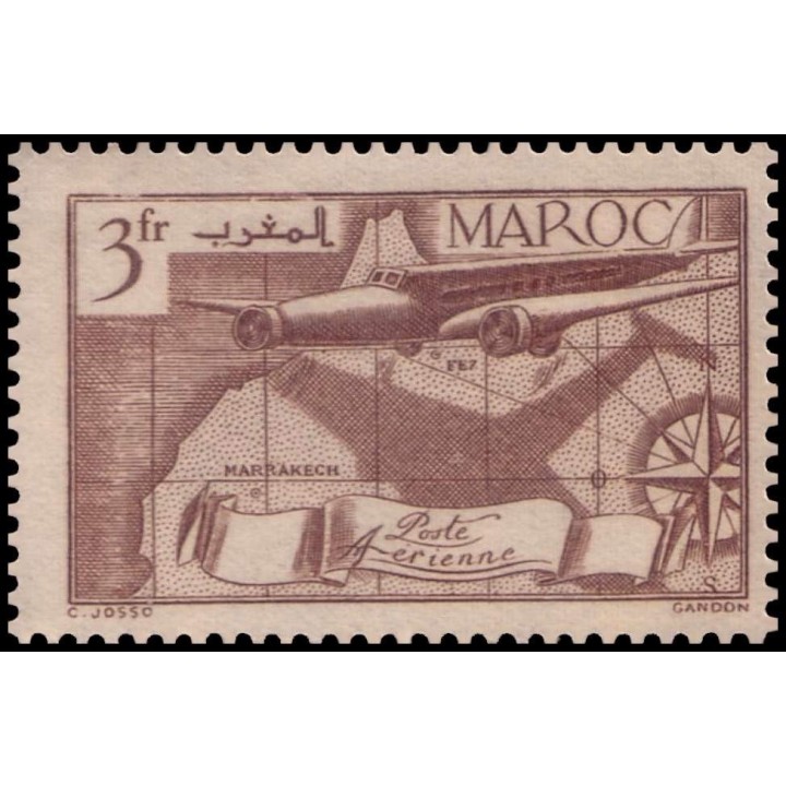 Maroc - Poste Aérienne 047