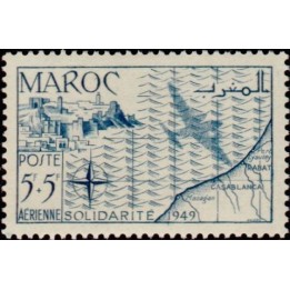 Maroc - Poste Aérienne 075