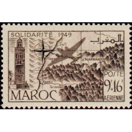 Maroc - Poste Aérienne 077