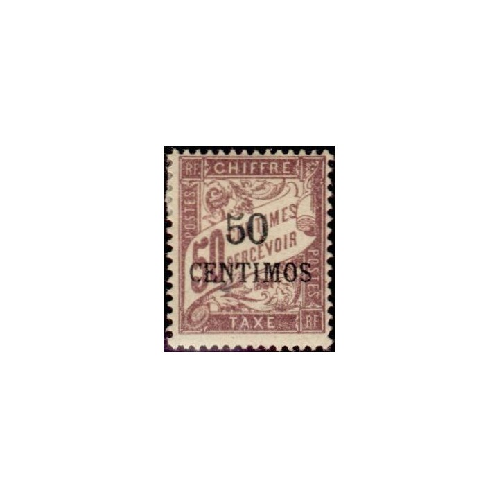 Maroc - Taxe 04