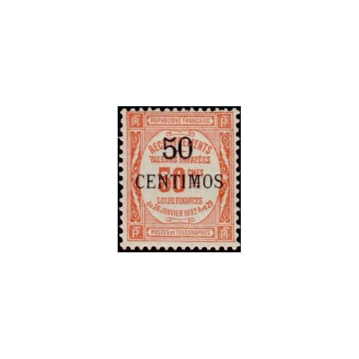 Maroc - Taxe 09