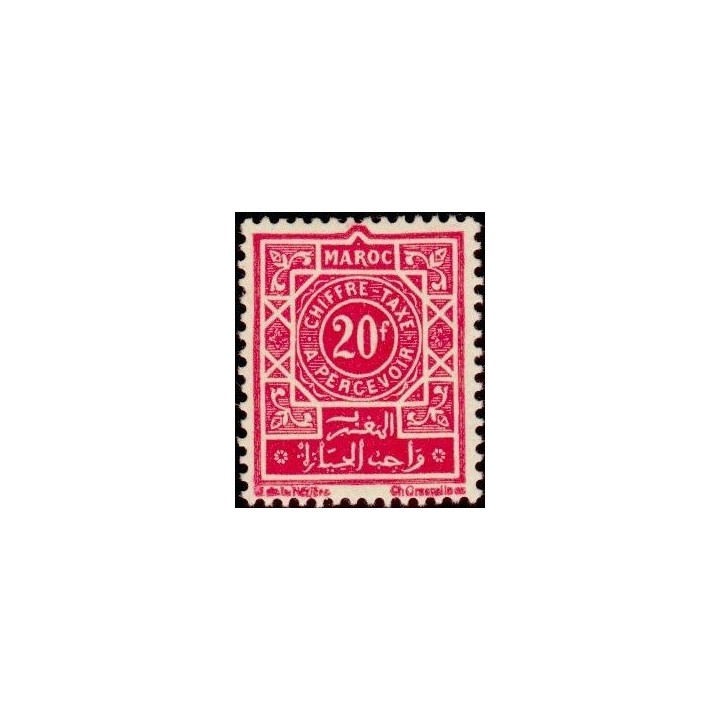 Maroc - Taxe 55