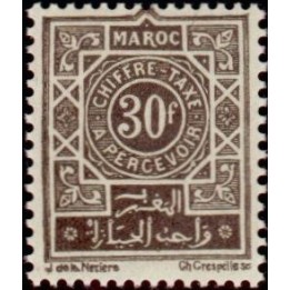 Maroc - Taxe 56