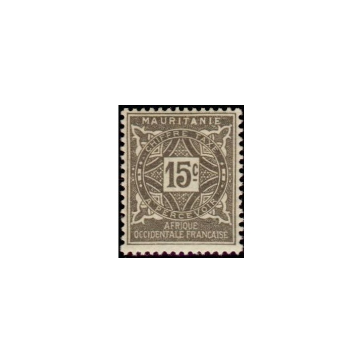 Mauritanie - Taxe 19