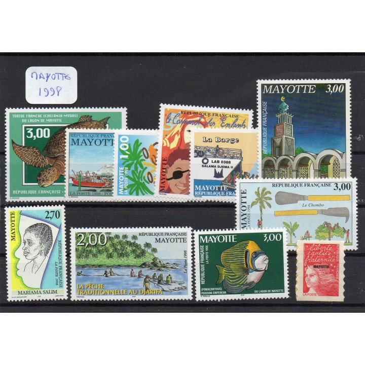 Mayotte - Annee Complete 1998