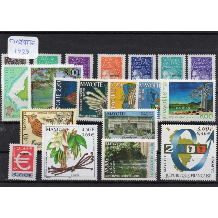 Mayotte - Annee Complete 1999