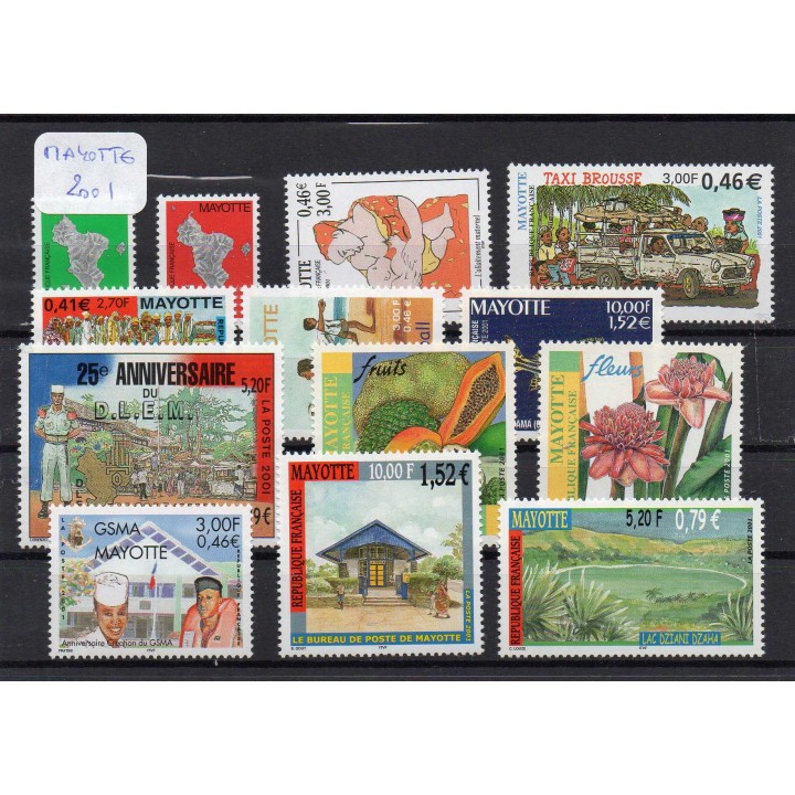 Mayotte - Annee Complete 2001