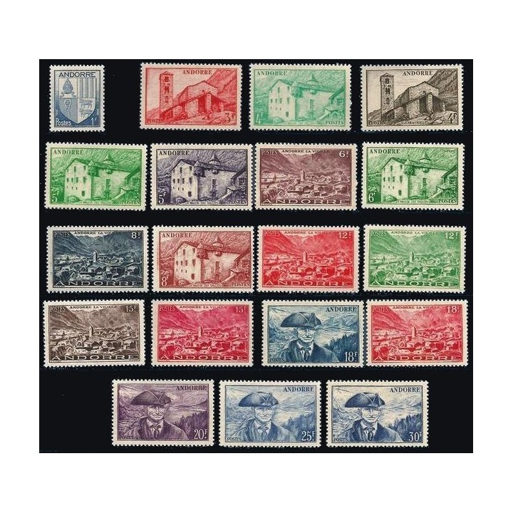 Andorre Francais - 119 à 137