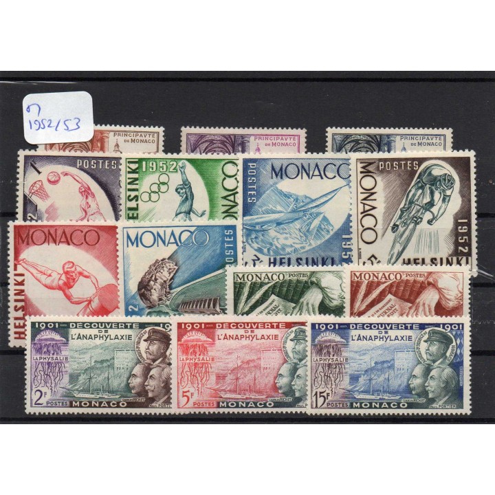 Monaco - Année Complète 1952/53
