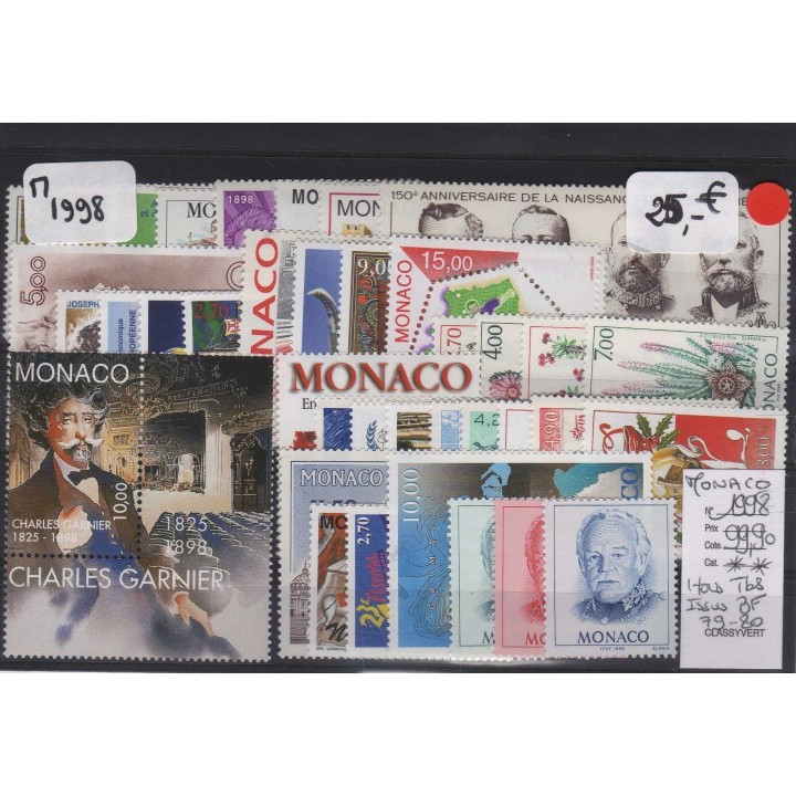 Monaco - Année Complète 1998
