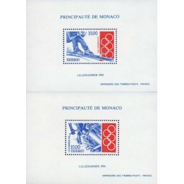 Monaco - Blocs Speciaux BS21 et BS22