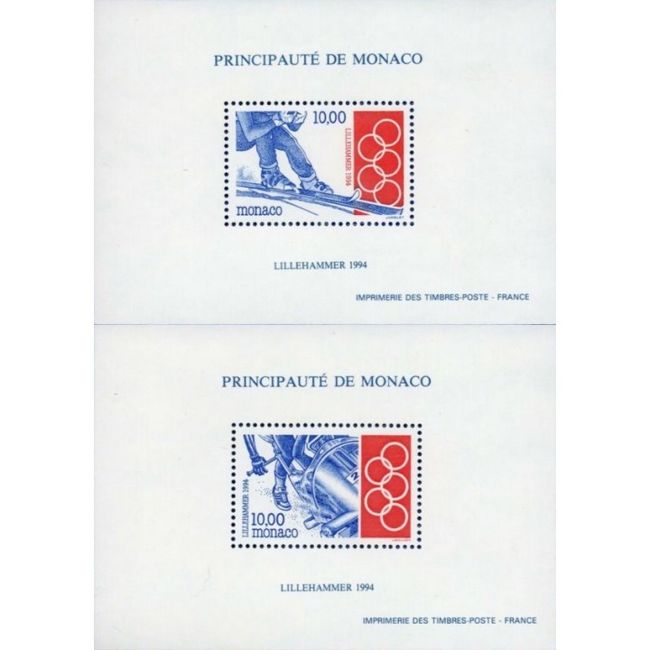 Monaco - Blocs Speciaux BS21 et BS22