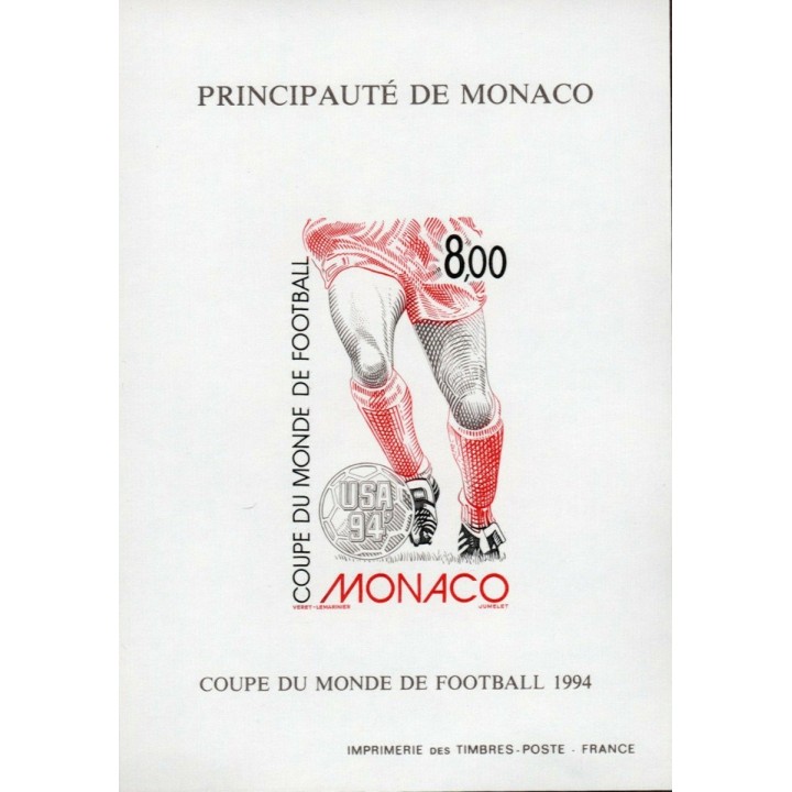 Monaco - Blocs Speciaux BS25a Non Dentelé