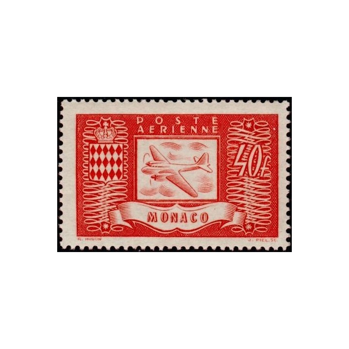 Monaco - Poste Aérienne 015