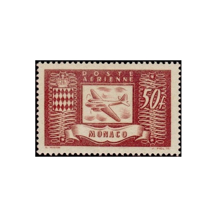 Monaco - Poste Aérienne 016