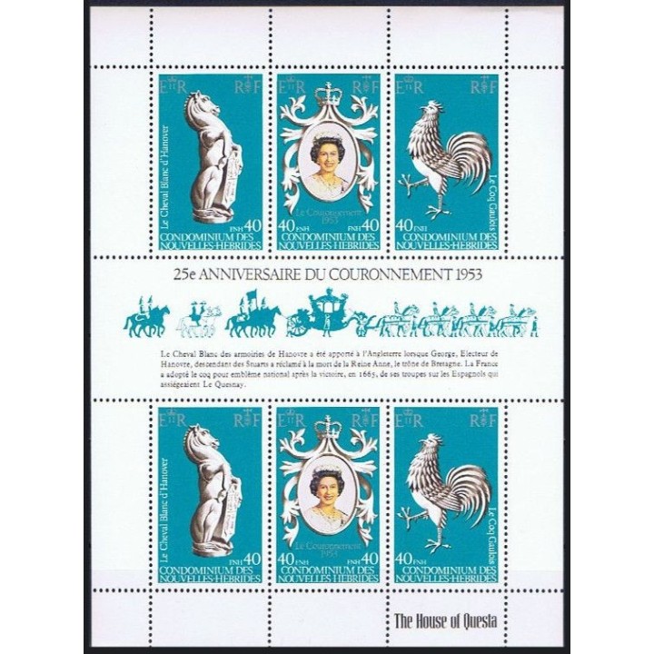 Nlles Hebrides - Bloc Feuillet 1A
