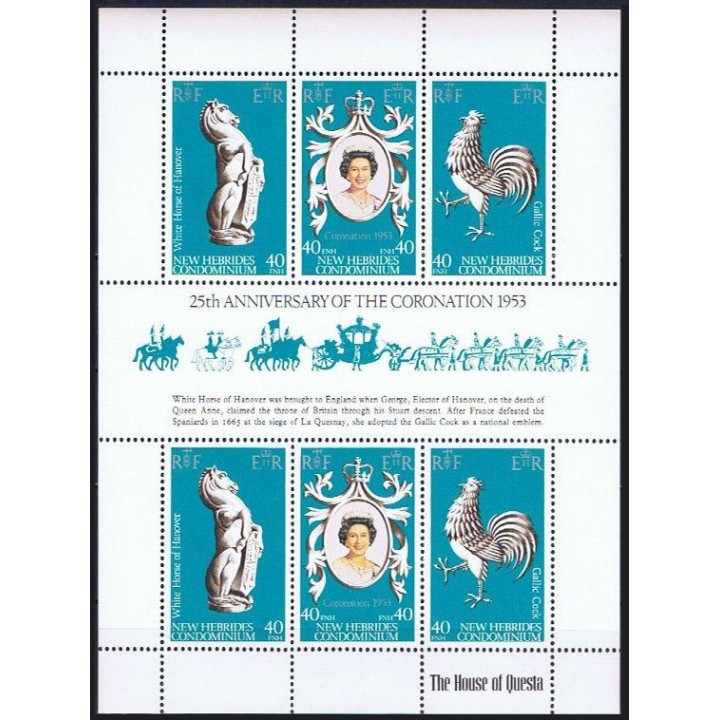 Nlles Hebrides - Bloc Feuillet 1B