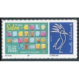 Nouvelle-Caledonie - 1368 Autoadhésif  « Salon des Collectionneurs Noumea - Cagou Bleu »