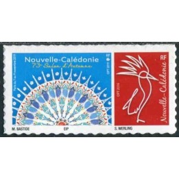 Nouvelle-Caledonie - 1381Autoadhésif « 73eme salon philatelique d\'autome Paris - Cagou Rouge »