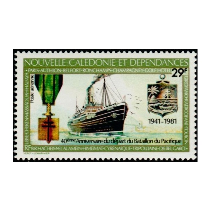 Nouvelle-Caledonie - Poste Aérienne 214