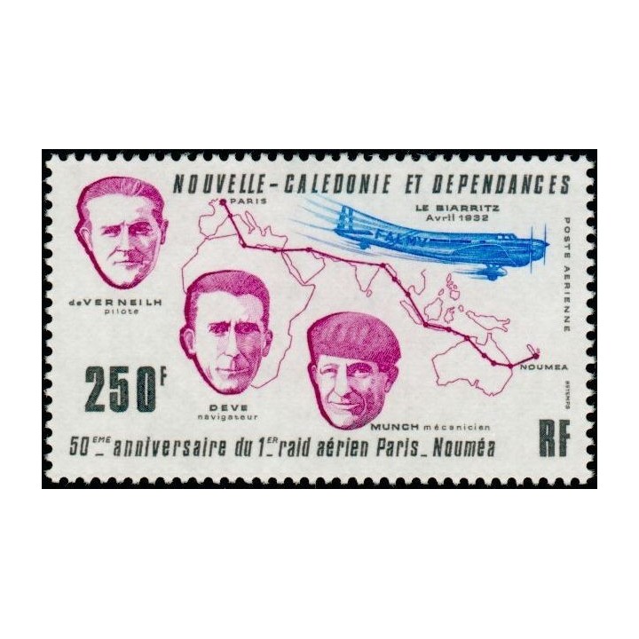 Nouvelle-Caledonie - Poste Aérienne 222