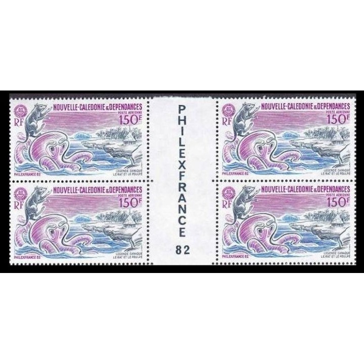 Nouvelle-Caledonie - Poste Aérienne 224 Bloc de Quatre