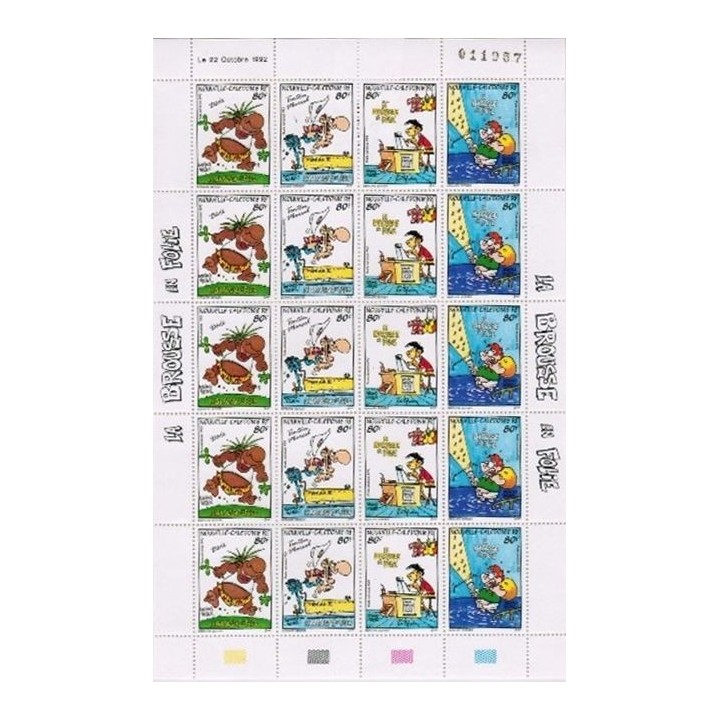 Nouvelle-Caledonie - Poste Aérienne 295A - Feuille