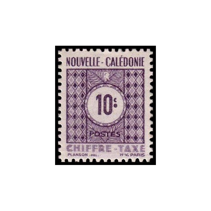 Nouvelle-Caledonie - Taxe 39