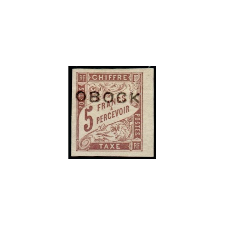 Obock - Taxe 18