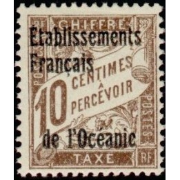 Oceanie - Taxe 02