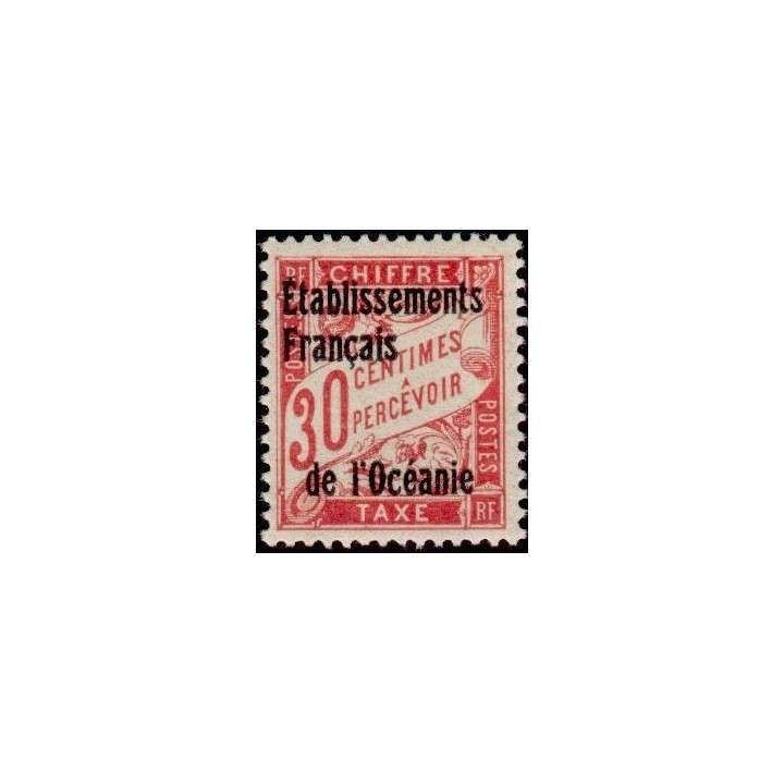 Oceanie - Taxe 04