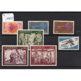 Andorre Francais - Année Complète 1968
