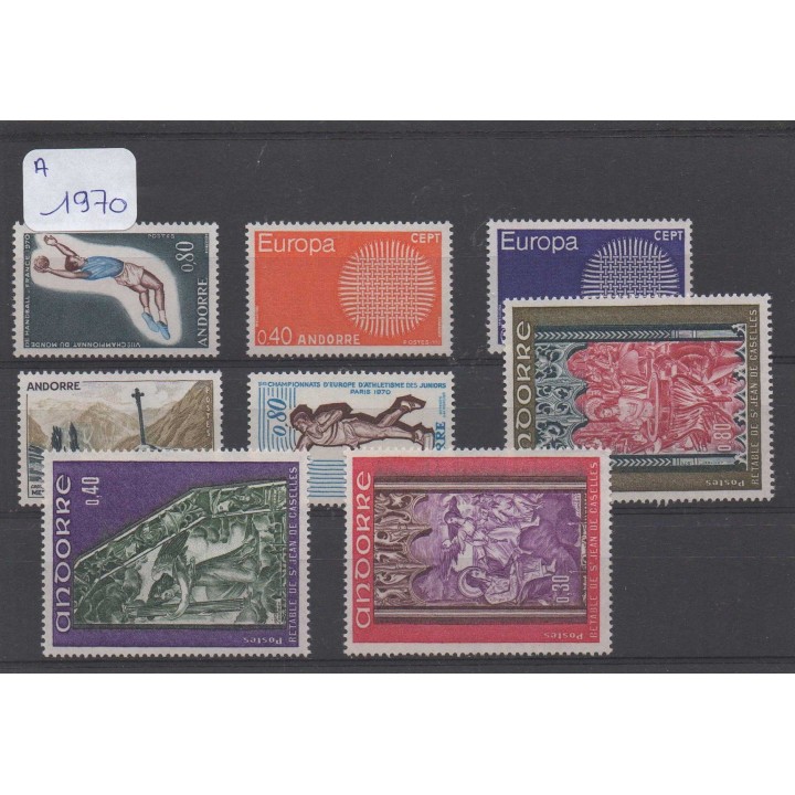Andorre Francais - Année Complète 1970