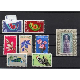 Andorre Francais - Année Complète 1973