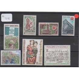 Andorre Francais - Année Complète 1978
