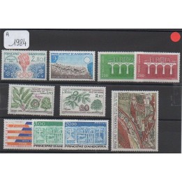 Andorre Francais - Année Complète 1984