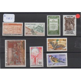 Andorre Francais - Année Complète 1985