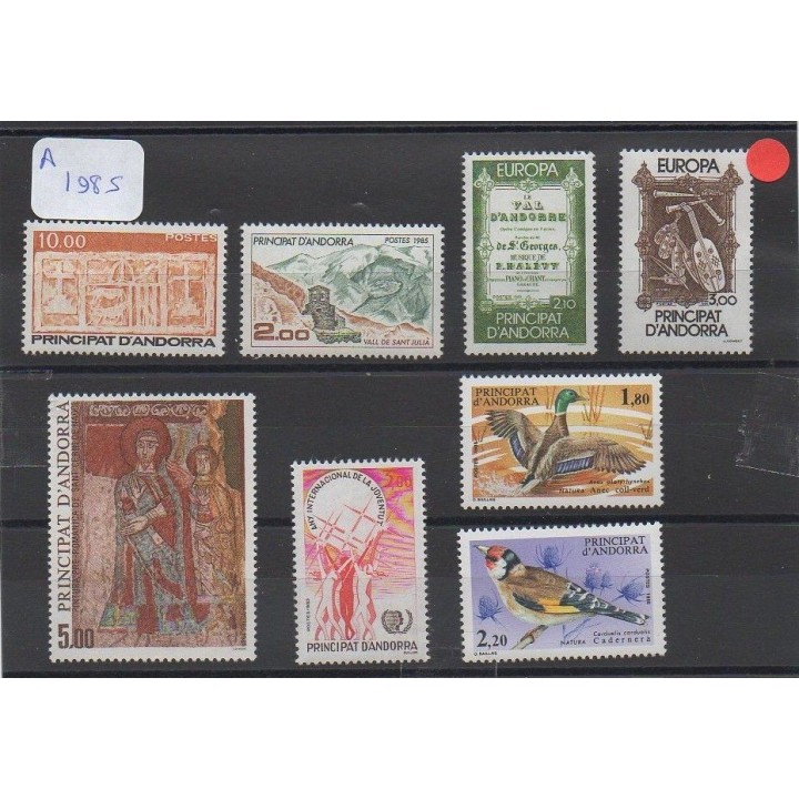 Andorre Francais - Année Complète 1985