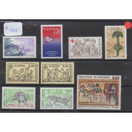 Andorre Francais - Année Complète 1989