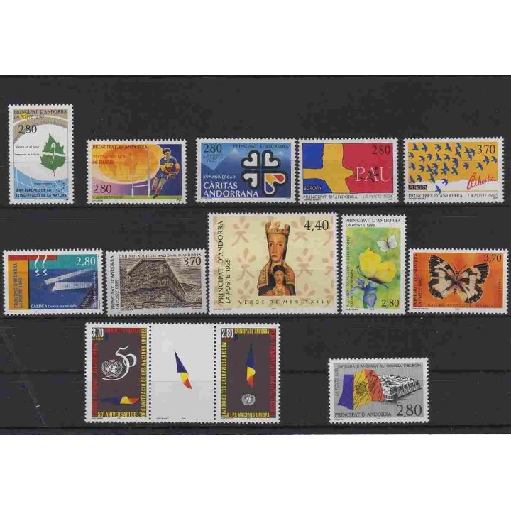 Andorre Francais - Année Complète 1995
