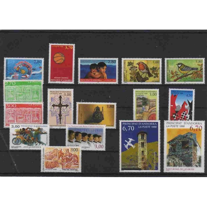 Andorre Francais - Année Complète 1996