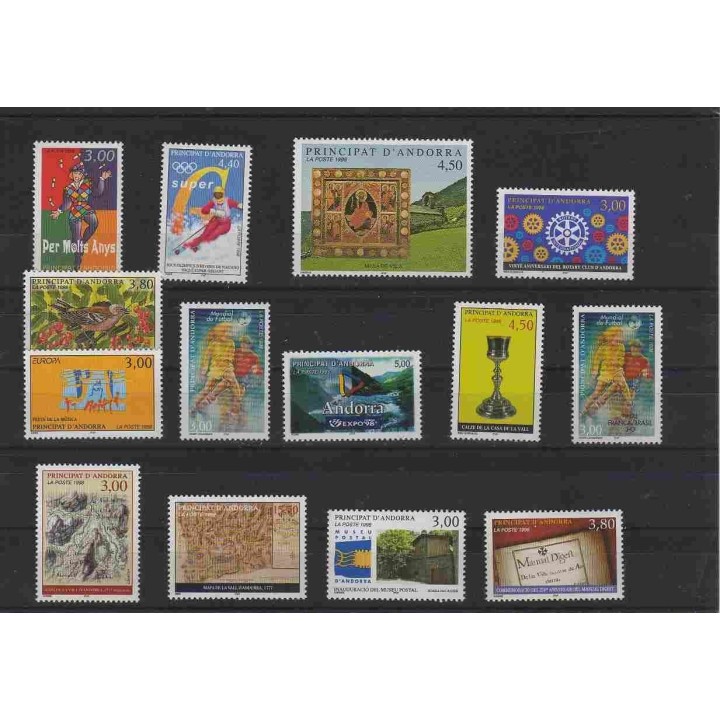 Andorre Francais - Année Complète 1998