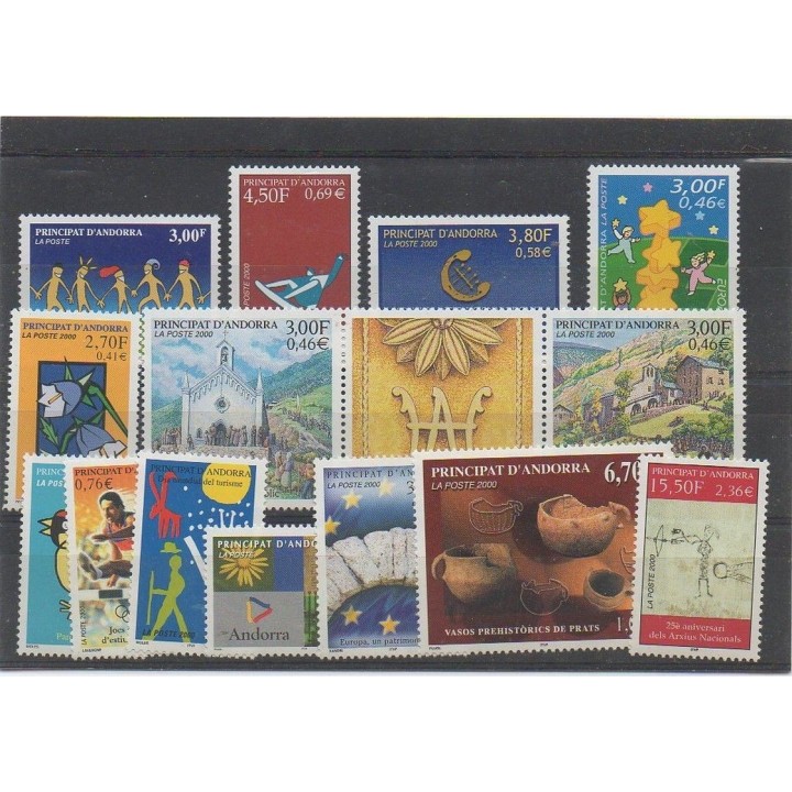 Andorre Francais - Année Complète 2000