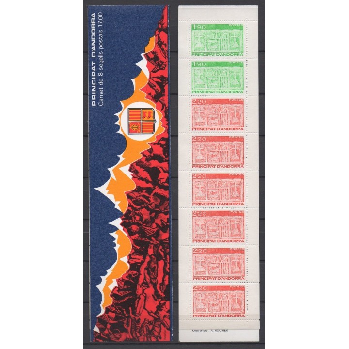 Andorre Francais - Carnet 01