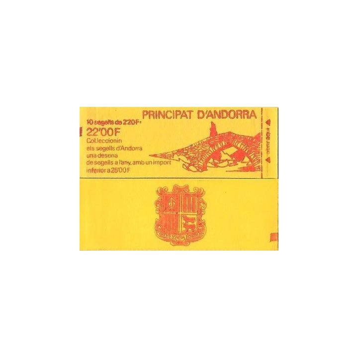 Andorre Francais - Carnet 02