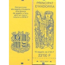 Andorre Francais - Carnet 03