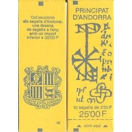 Andorre Francais - Carnet 04