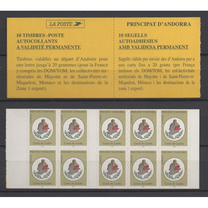 Andorre Francais - Carnet 06
