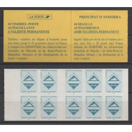 Andorre Francais - Carnet 07