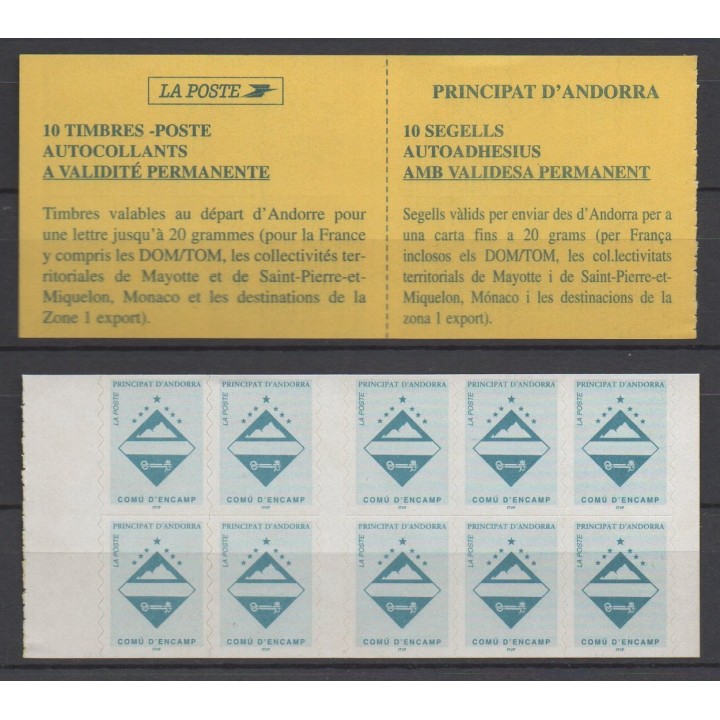 Andorre Francais - Carnet 07